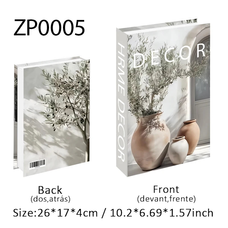 Decorative Book Storage Box – Abstract Design