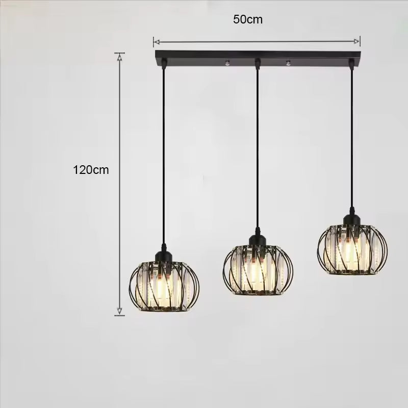 Crystal & Glass Chandelier