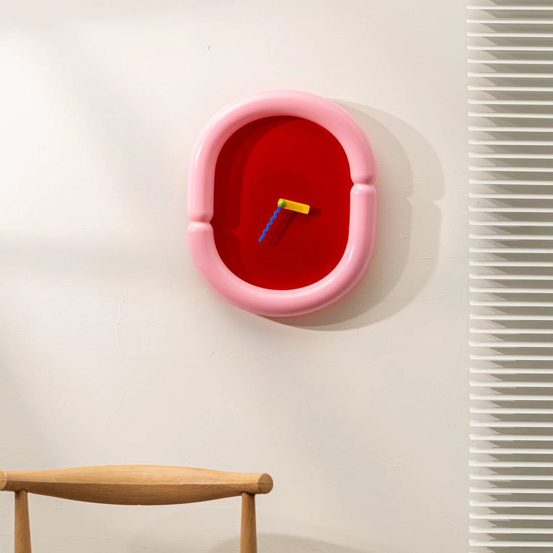 Oval Acrylic Wall Clock – Nordic Style