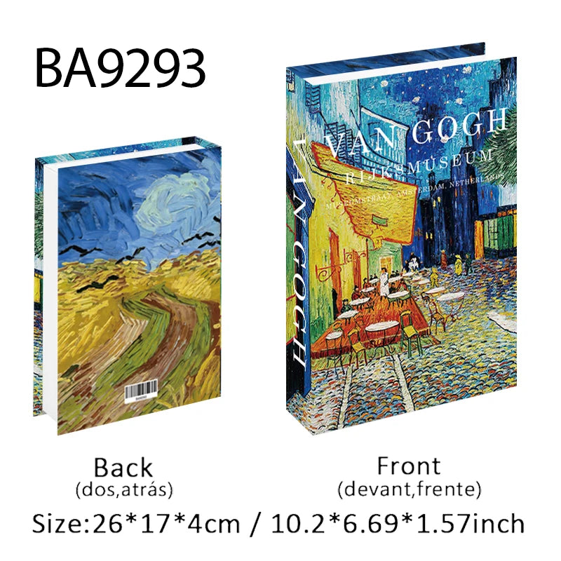 Decorative Book Storage Box – Abstract Design