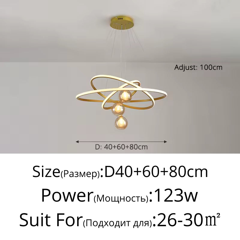 Modern Nordic LED Pendant Chandelier