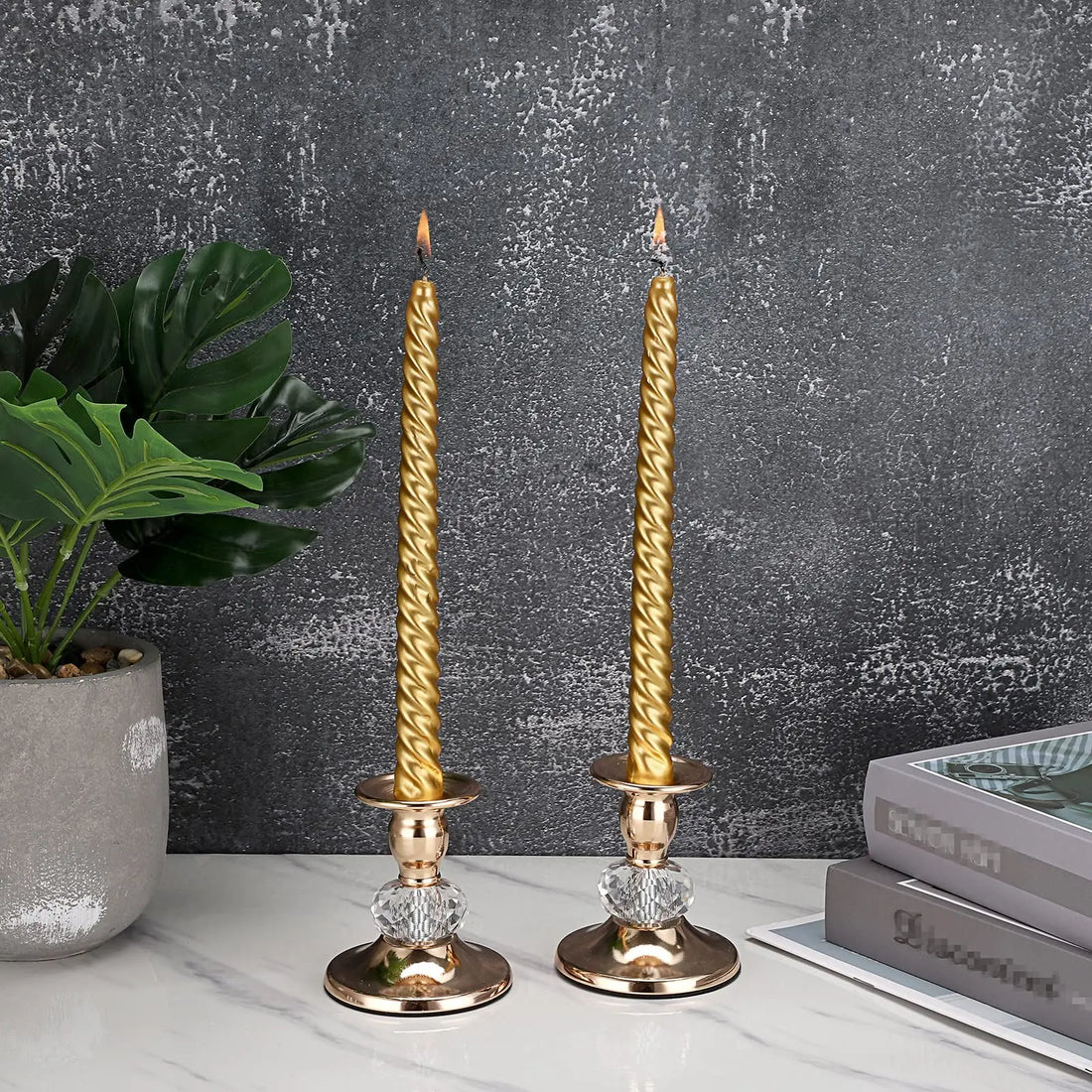 Metal Taper Candlestick Holders