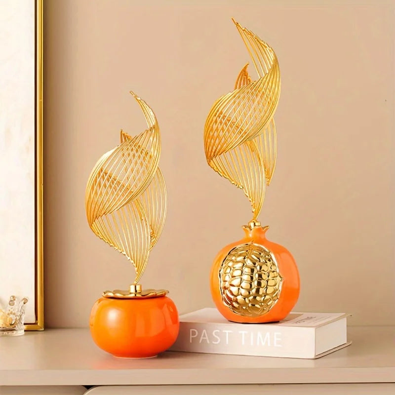 Nordic Ceramic Figurine Sculpture