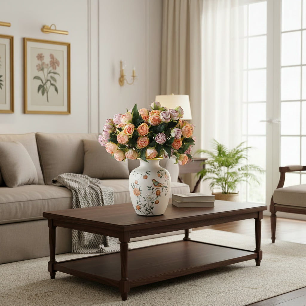 European-Style Ceramic Tabletop Vase