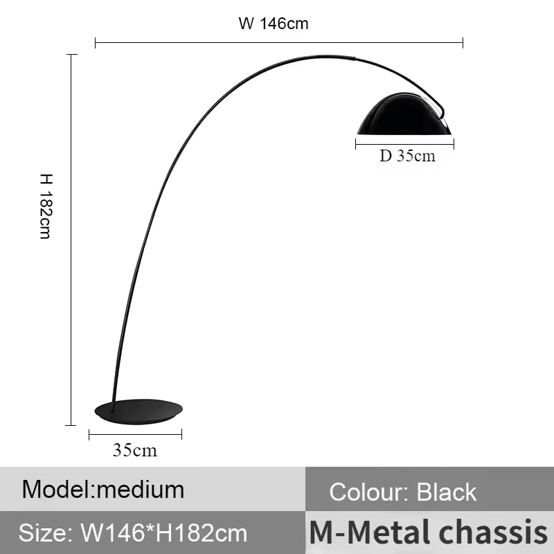 Modern Nordic Arc Floor Lamp