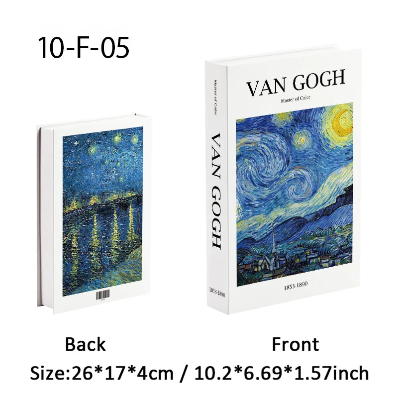 Decorative Book Storage Box – Abstract Design