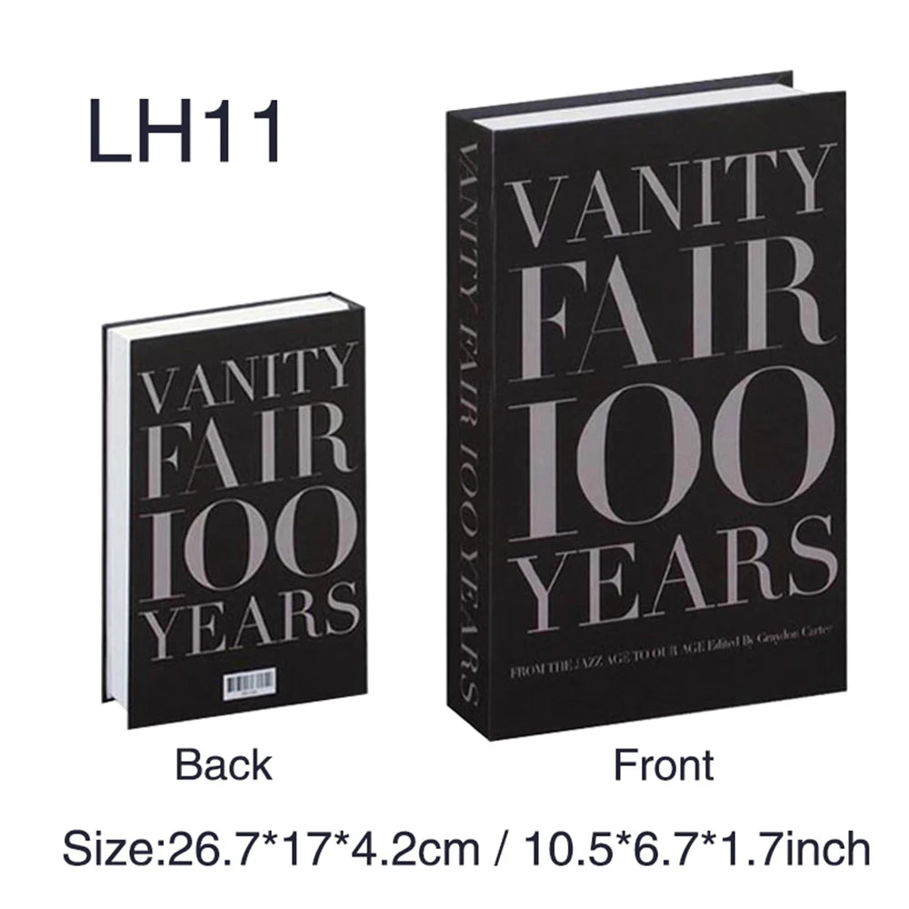 Decorative Fake Book Box – Modern Home Décor Storage Ornament