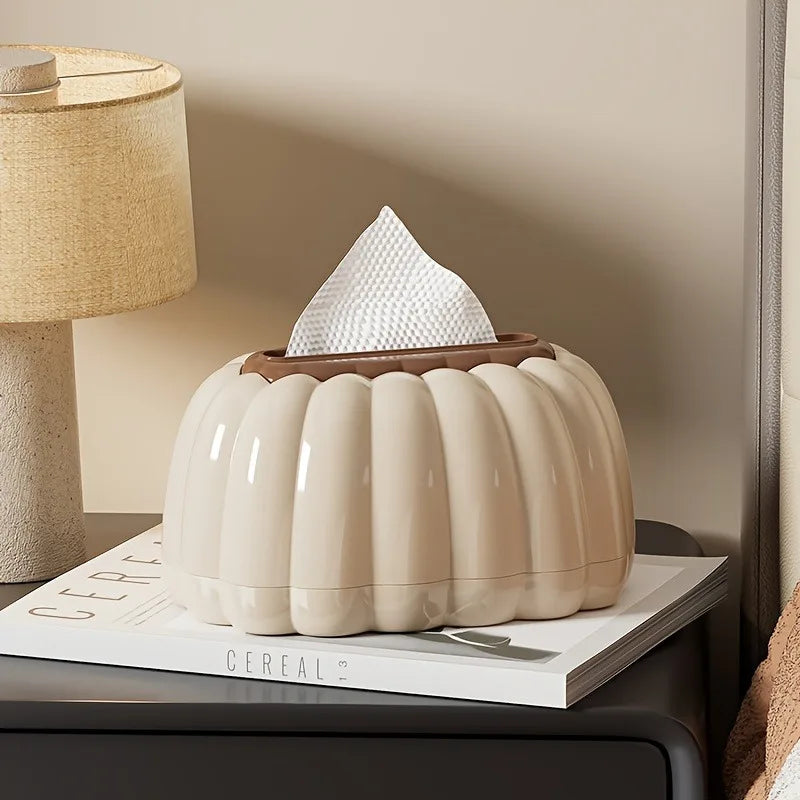 Plastic Tissue Box Cover with Lid – Modern Living Room Accent