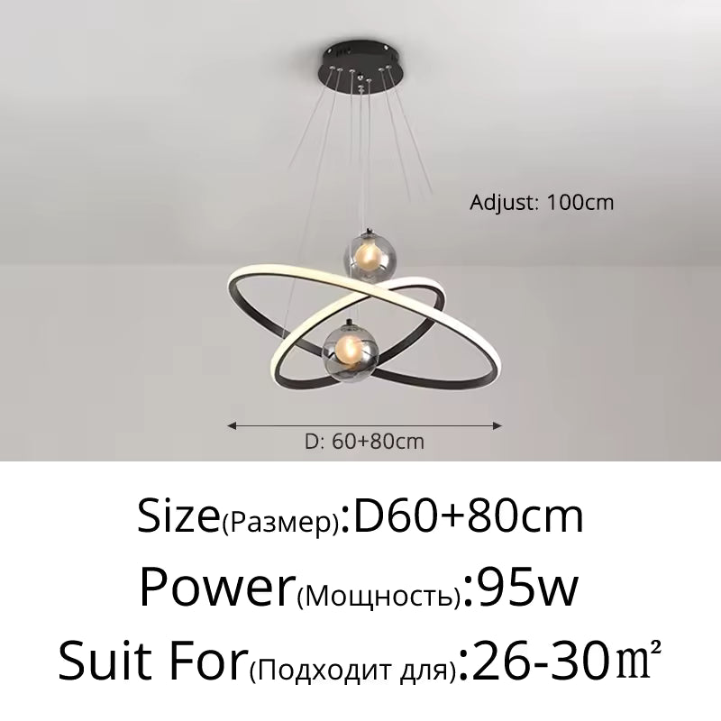 Modern Nordic LED Pendant Chandelier
