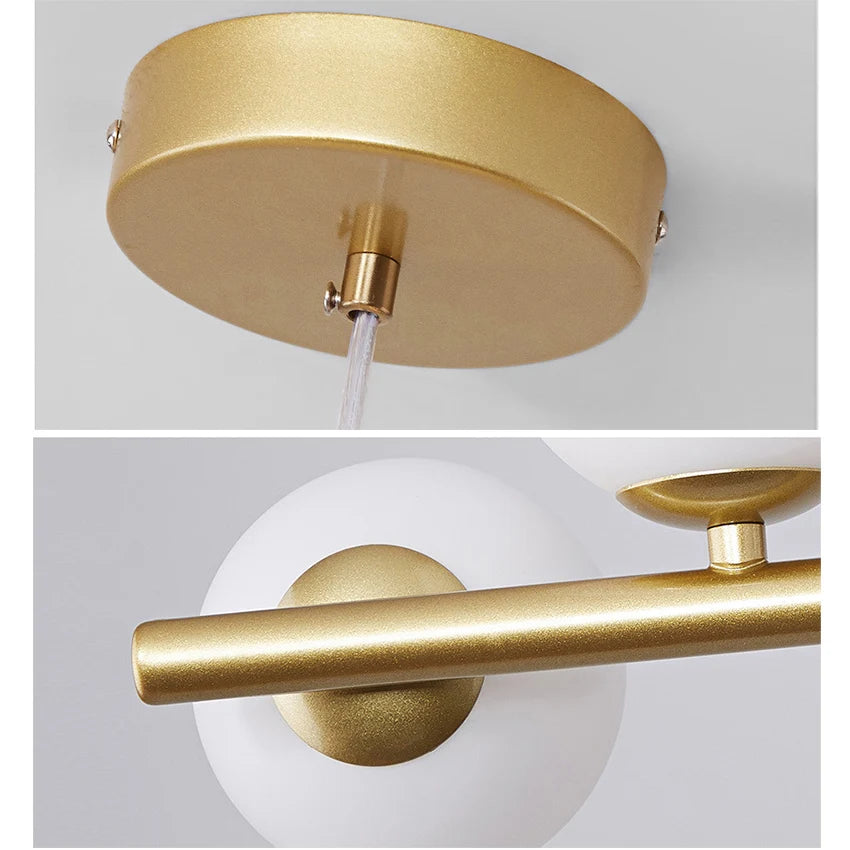 Modern Glass Ball Chandelier