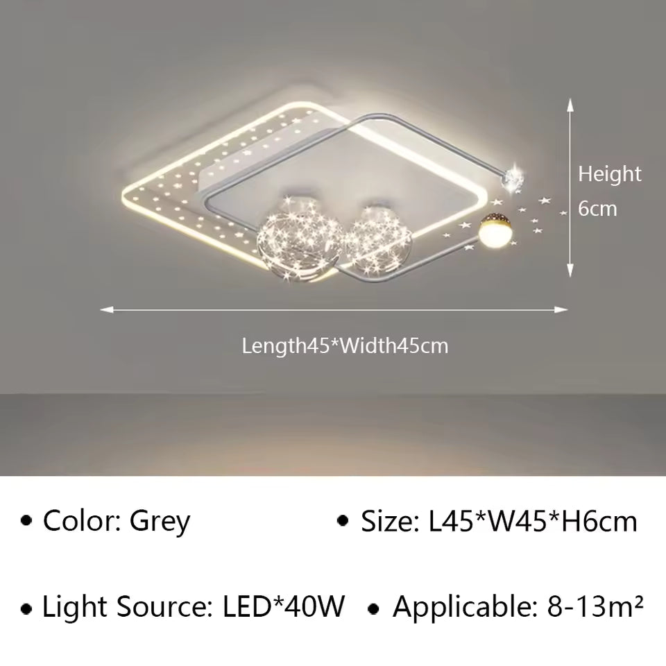 Modern LED Ceiling Lamp for Living Room & Bedroom