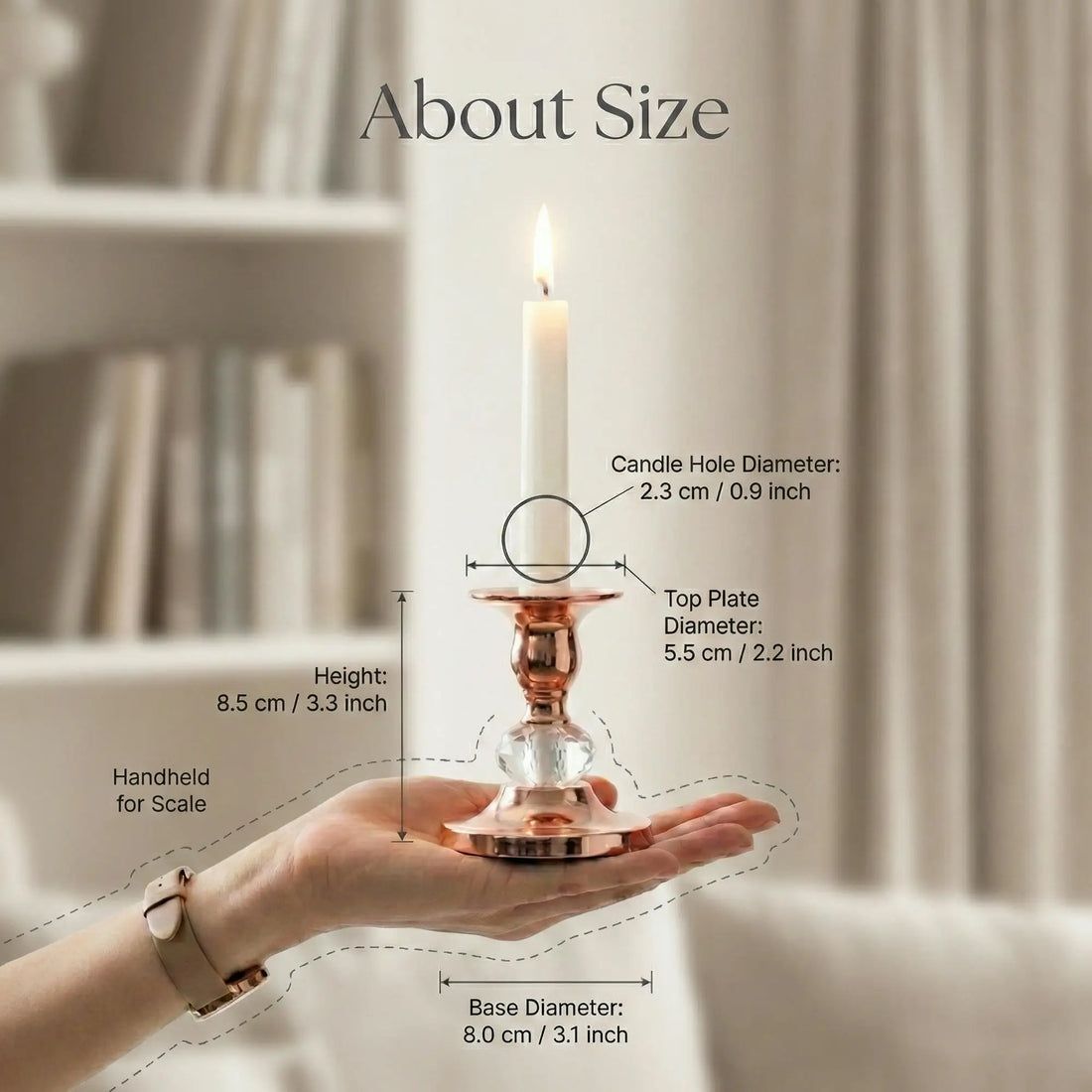 Metal Taper Candlestick Holders