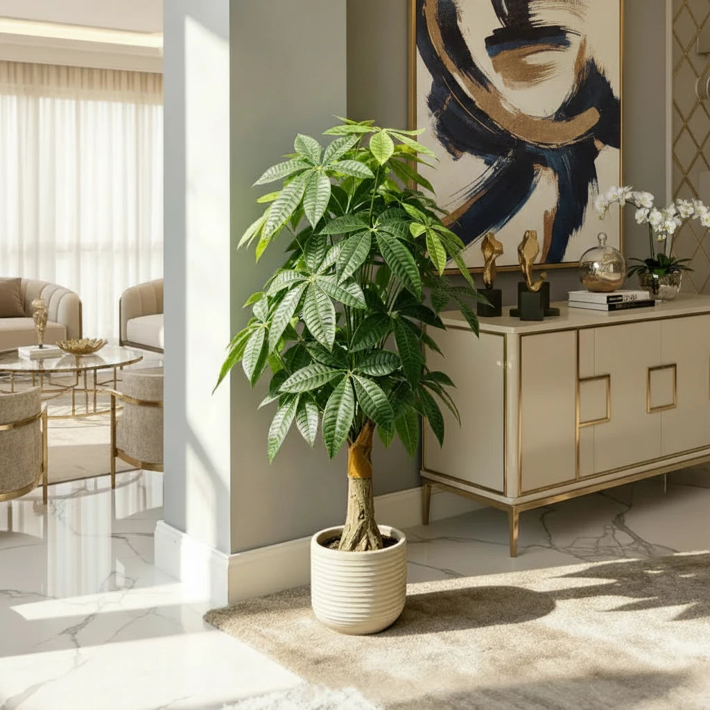 Artificial Money Tree – Faux Indoor Floor Plant