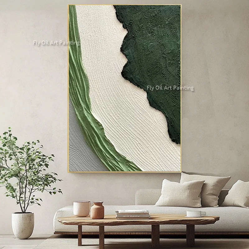 Abstract Hand-Painted Oil Painting on Canvas