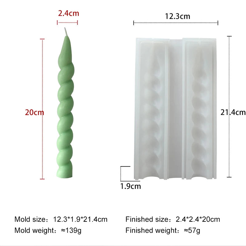 Geometric Silicone Candle Mold