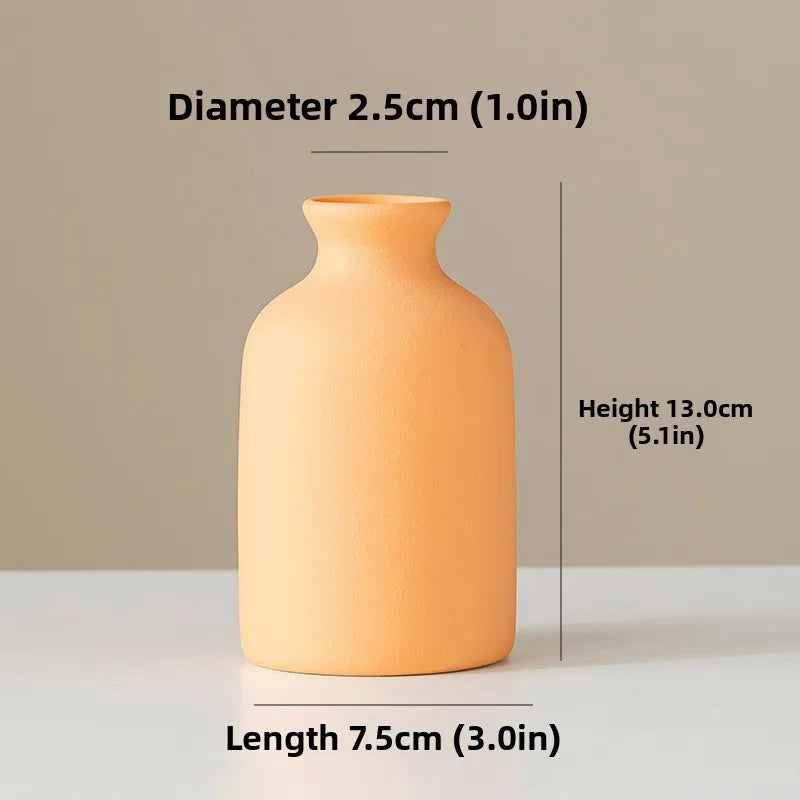 Nordic White Ceramic Decorative Vase