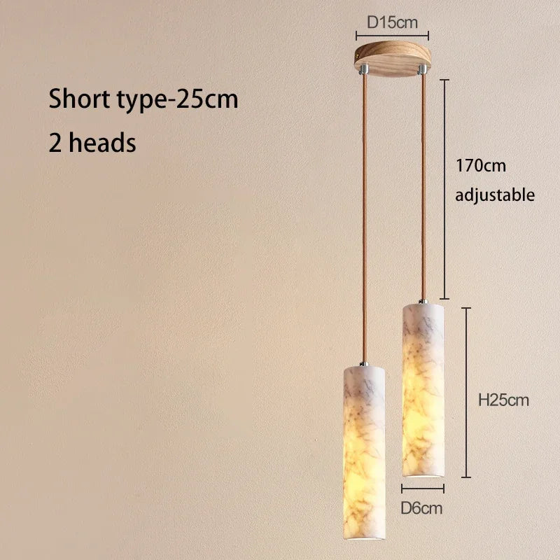 Wabi-Sabi Natural Stone Pendant Light