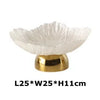 Luxury Petal Decorative Tray | Metal Alloy Fruit & Candy Serving Plate