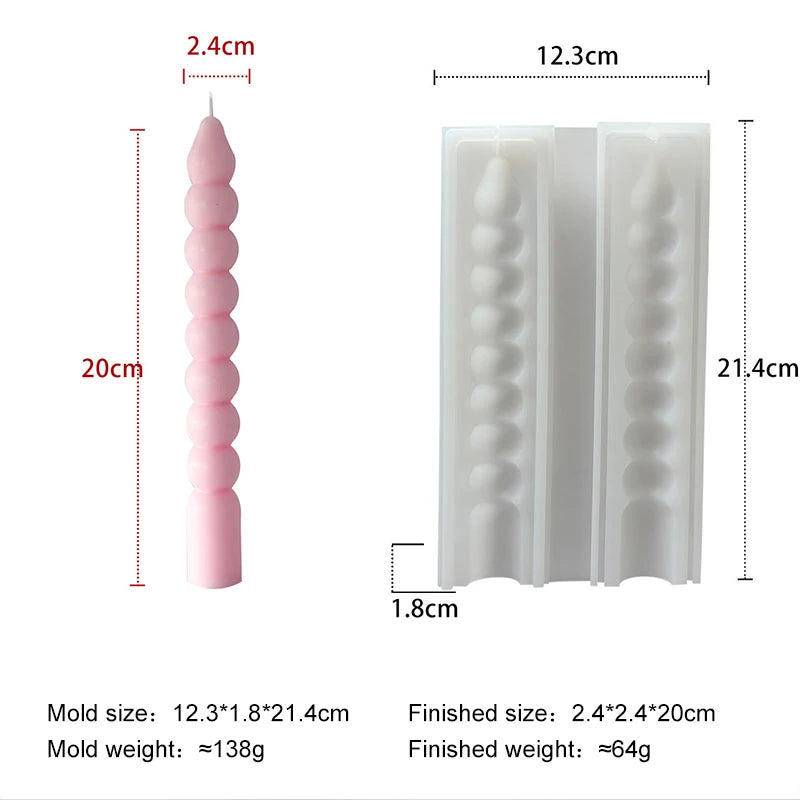 Geometric Silicone Candle Mold