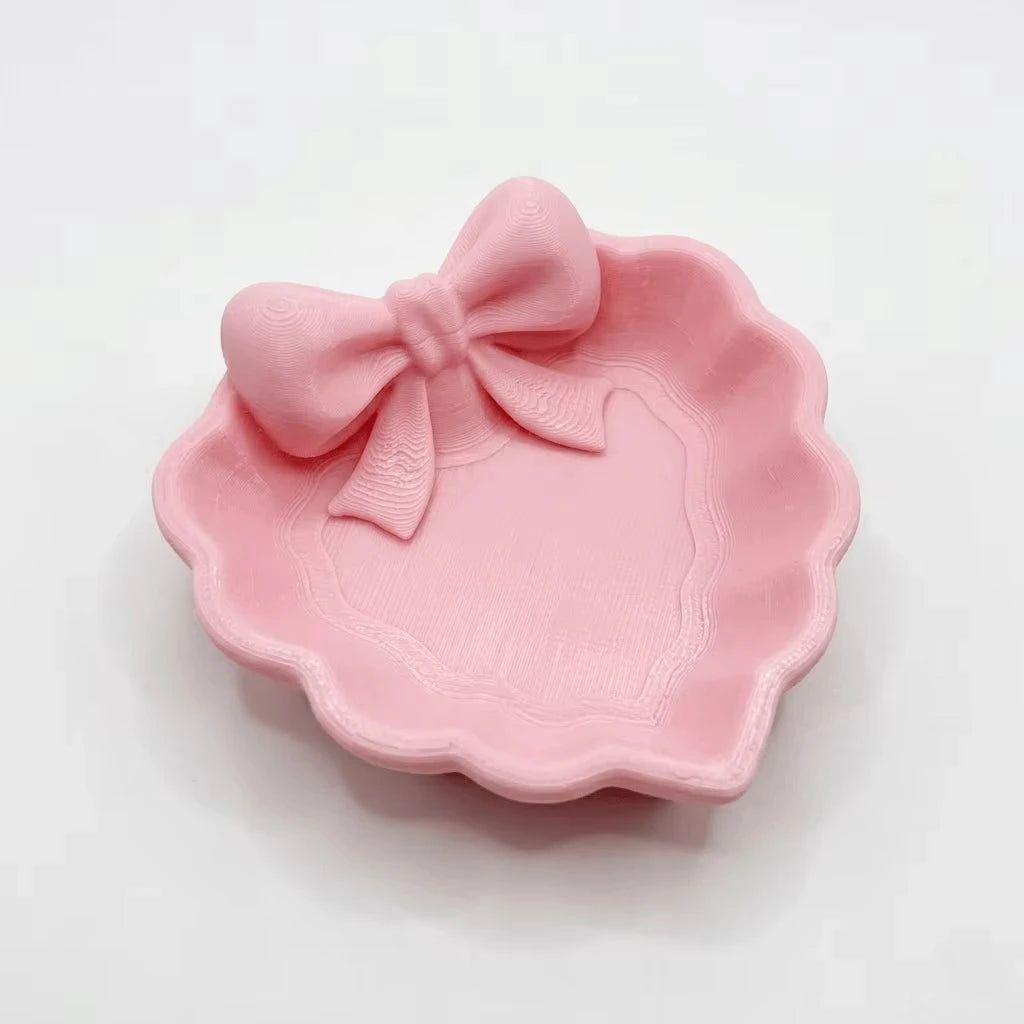 Heart Bow Jewellery Tray