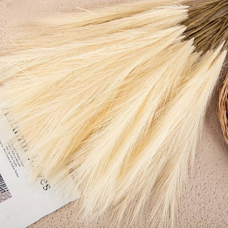 Faux Pampas Grass Stems | Boho Vase Filler Decor