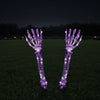 LED Glowing Skeleton Skull Decor – Halloween Yard & Haunted House Prop