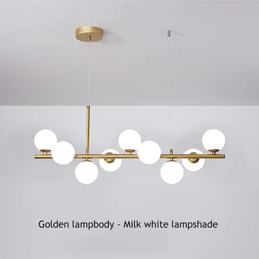Modern Glass Ball Chandelier