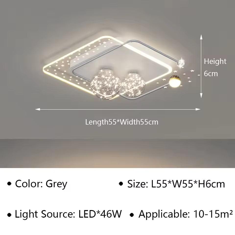 Modern LED Ceiling Lamp for Living Room & Bedroom