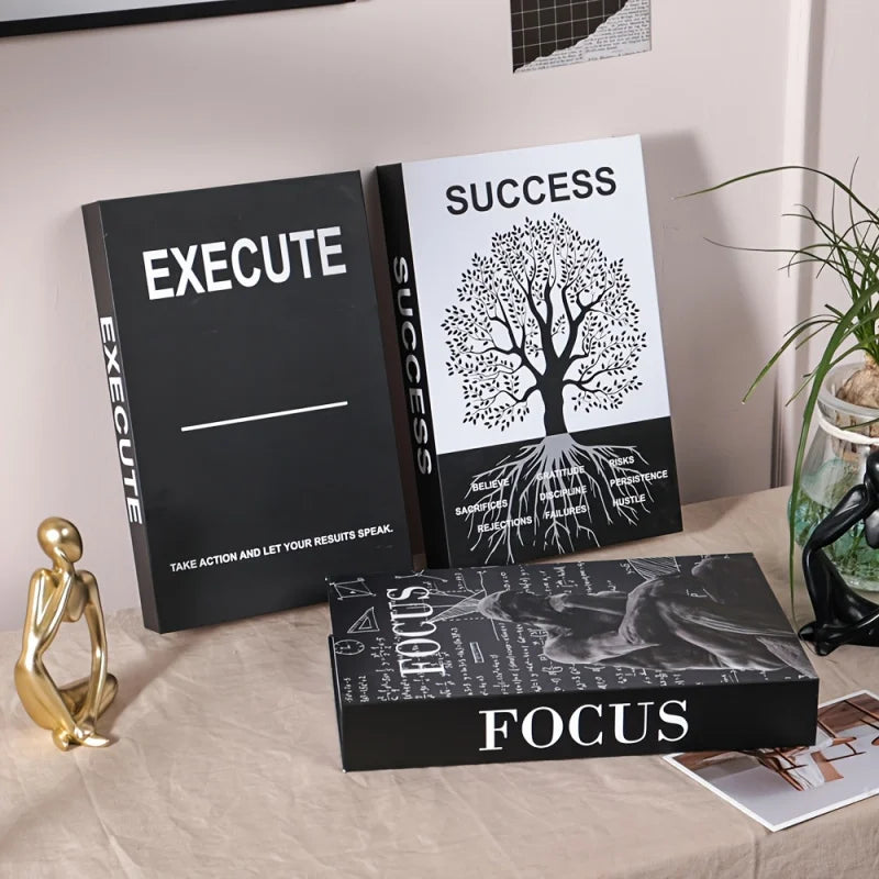 Inspirational Decorative Book Set – Set of 3