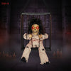 Motion-Activated Skeleton Cage Halloween Decoration