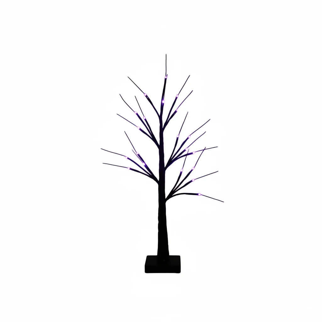 Gothic Black Willow Tree LED Night Light