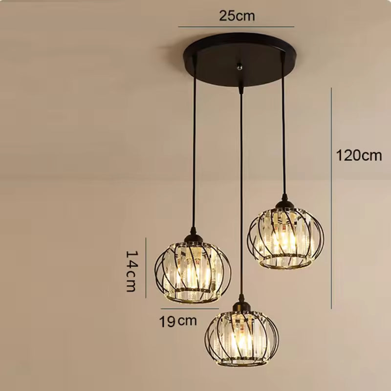 Crystal & Glass Chandelier