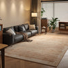 Solid Loop Pile Area Rug with TPR Non-Slip Base