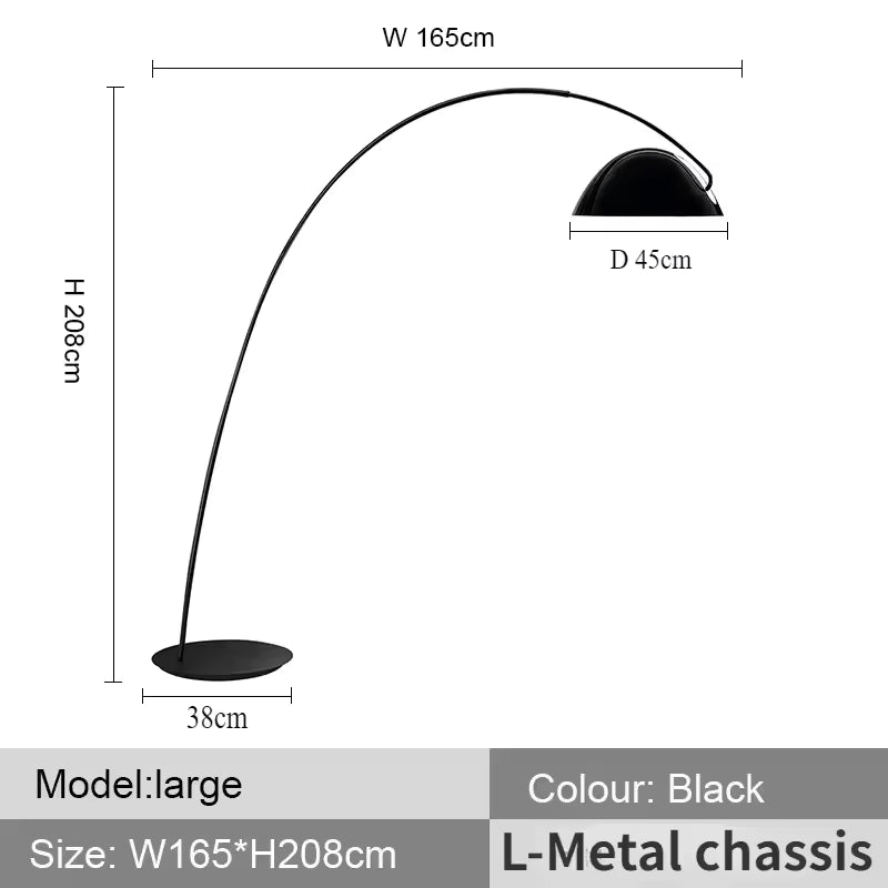 Modern Nordic Arc Floor Lamp