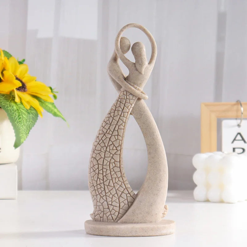 Abstract Lovers Resin Figurine