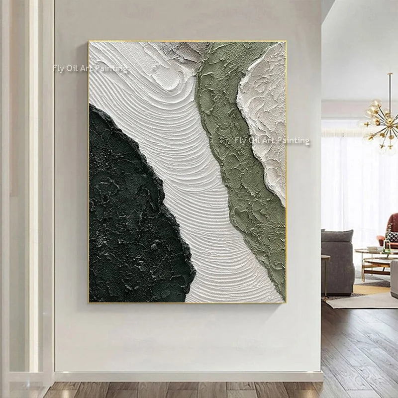 Abstract Hand-Painted Oil Painting on Canvas