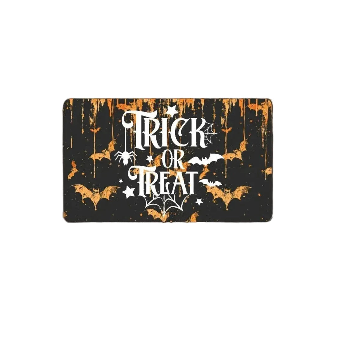 Gothic Print Flannel Doormat – Anti-Slip