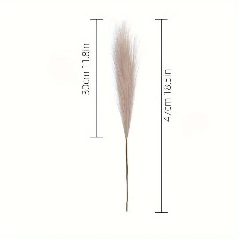 Faux Pampas Grass Stems | Boho Vase Filler Decor