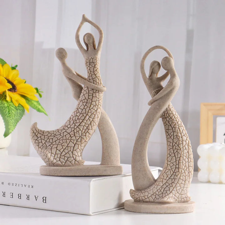 Abstract Lovers Resin Figurine