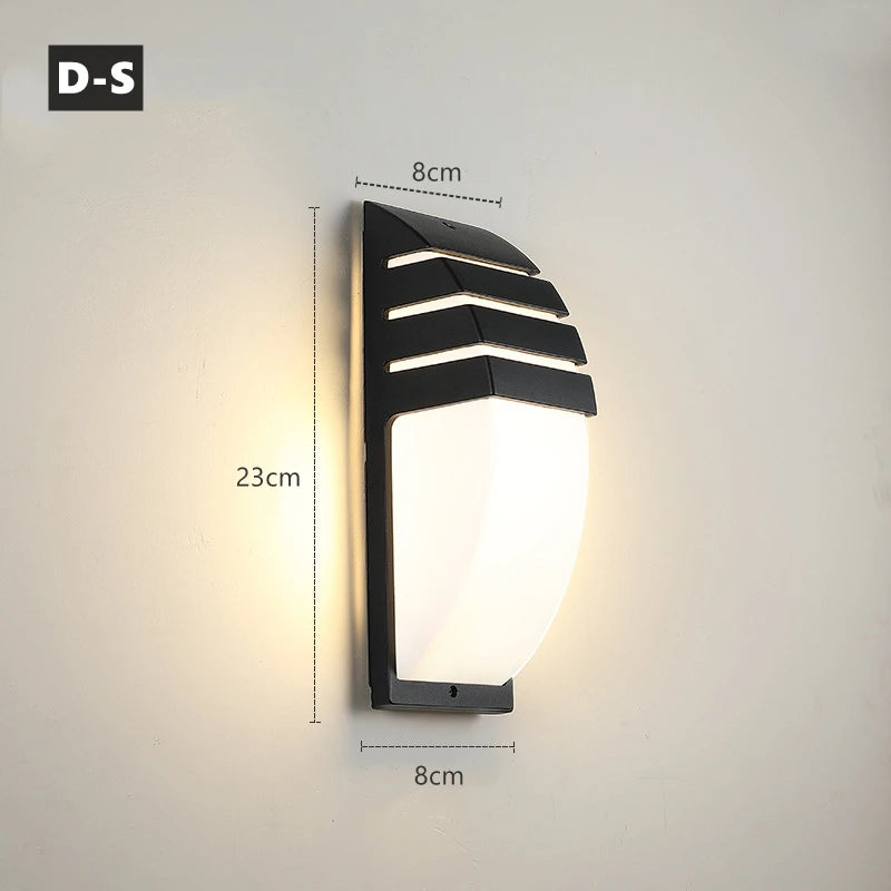 IP65 Outdoor LED Wall Sconce – E27 Aluminum