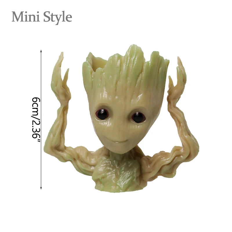 Groot Tree Figure Planter Vase | Desk Organiser & Pen Holder