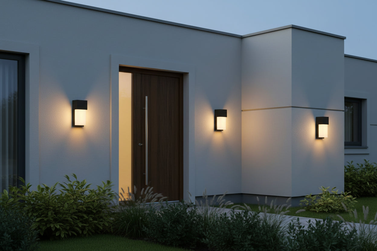 IP65 Outdoor LED Wall Sconce – E27 Aluminum