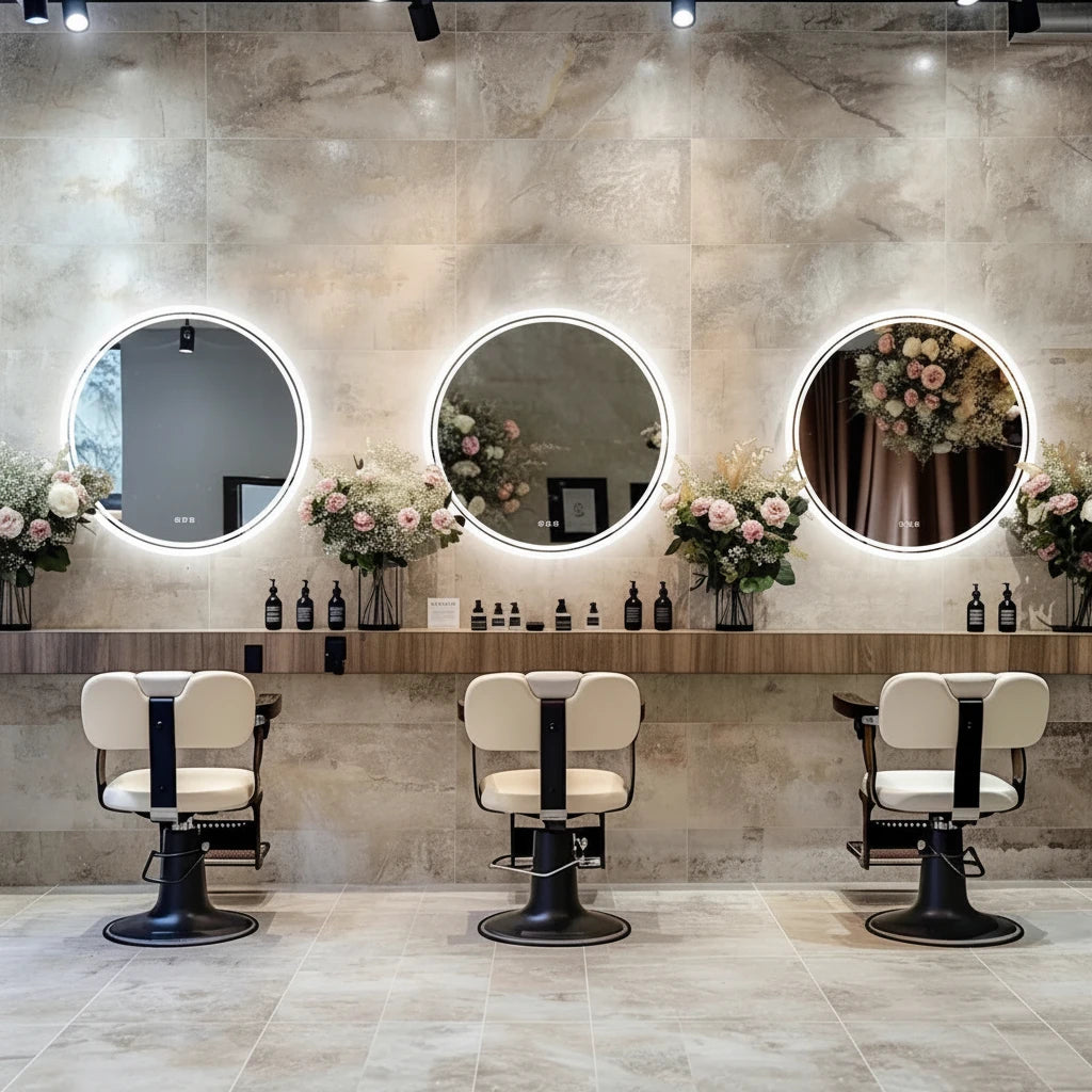 Round LED Bathroom Mirror