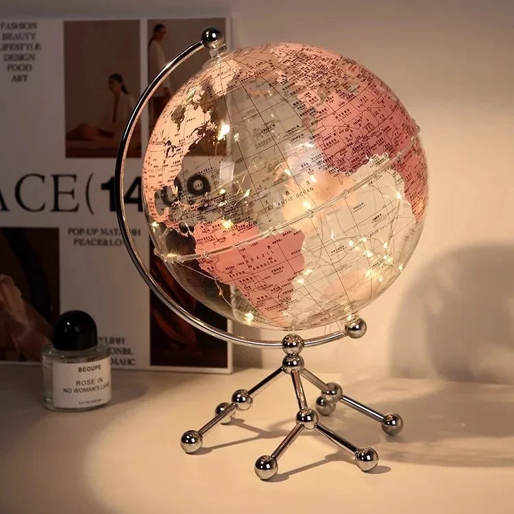 Globe Ornament with Sailboat Accent