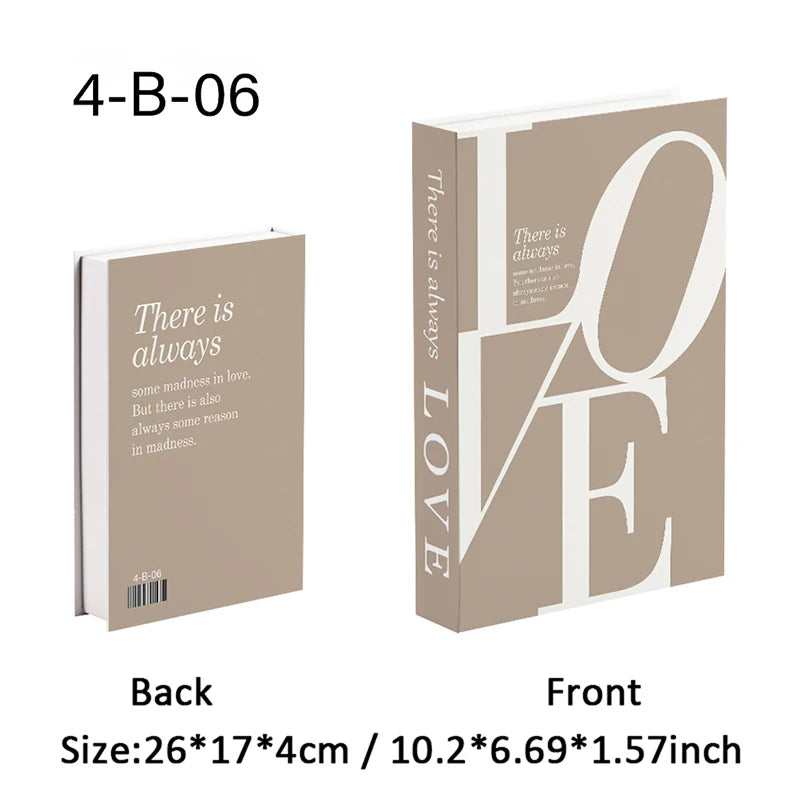 Decorative Book Storage Box – Abstract Design