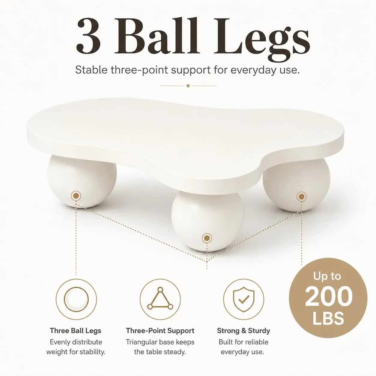 Modern Cloud Coffee Table