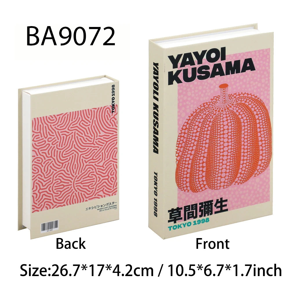 Decorative Book Storage Box – Abstract Design