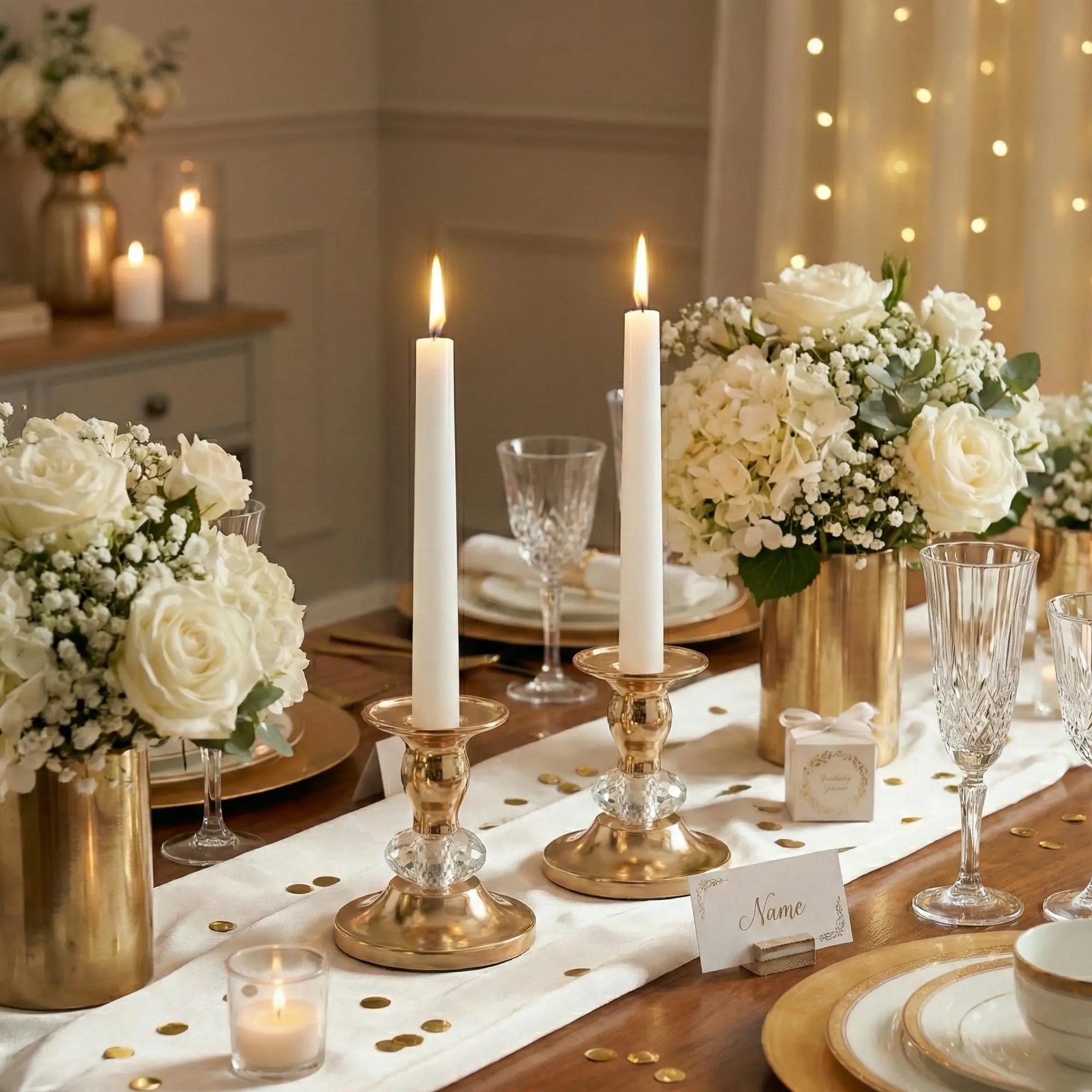 Metal Taper Candlestick Holders