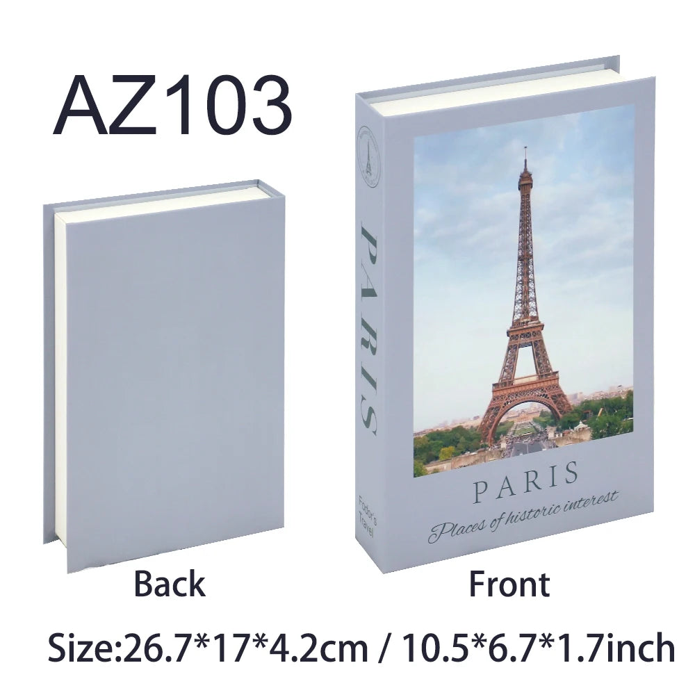 Decorative Book Box with Magnetic Closure