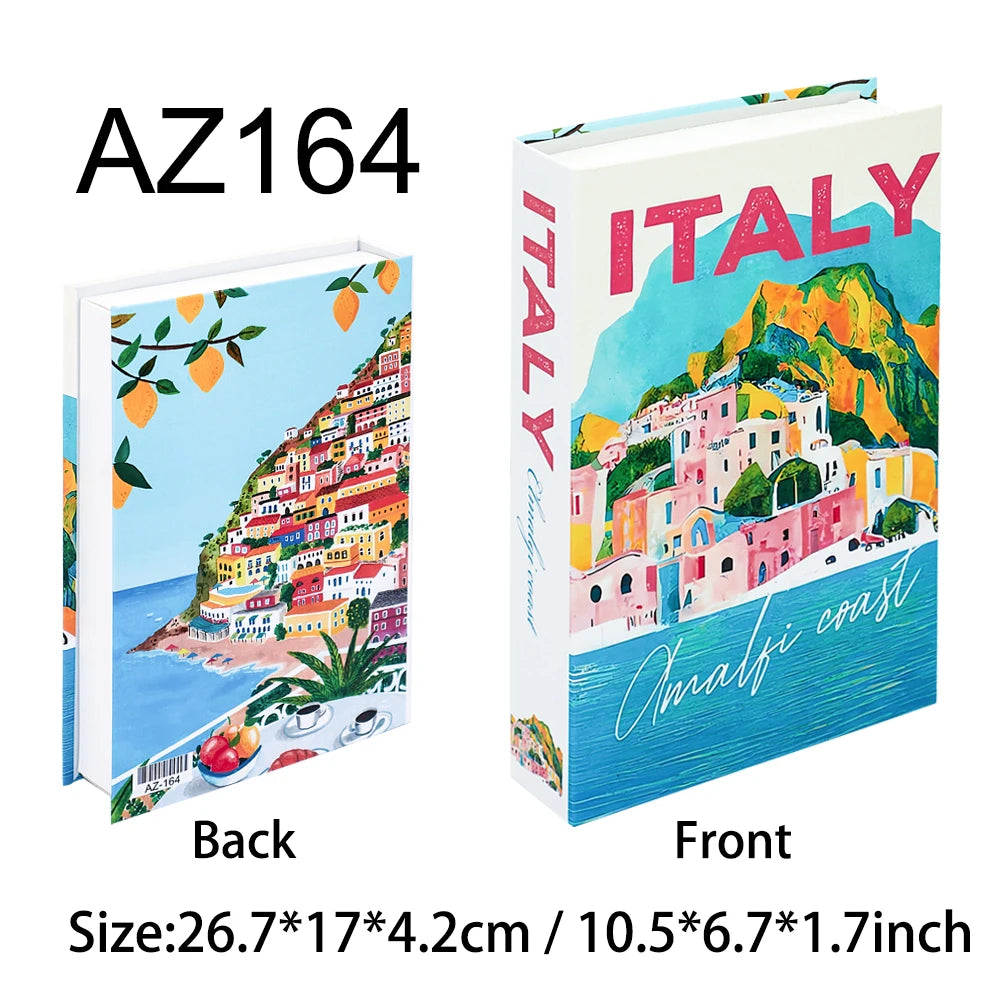Decorative Book Box with Magnetic Closure